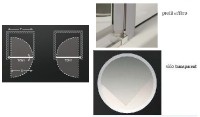 ROLTECHNIK jednokřídlé sprchové dveře TCN1 1200 výplň intimglass, rám stříbro   728-1200000-01-20
